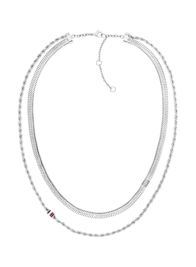 Doble Chain Necklace in Stainless Steel